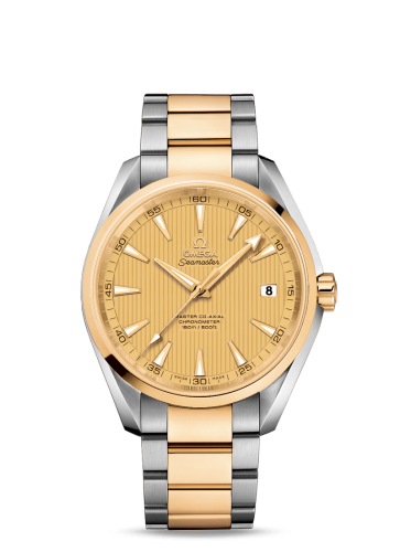 Omega Seamaster Aqua Terra 150m Master Co-Axial 41.5 Stainless Steel / Yellow Gold / Champagne / Bracelet